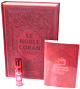 Pack Cadeau Bordeaux : Le Noble Coran Rainbow (Arc-en-ciel) Bilingue francais/arabe, La Citadelle du Musulman et parfum pour femmes