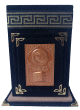 Coffret artisanal decoratif sous forme de Kaaba avec son Coran assorti (recouvert de velours)