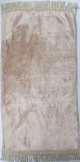 Tapis bebe / enfant musulman couleur Beige unie sans motifs