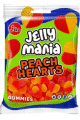 Bonbons gelifies halal - Coeurs de peche sucrees (100 g) - Jelly Mania - "Peach Hearts"
