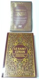 Pack Livre + DVD (Cheikh As-Soudays) : Le Saint Coran avec traduction en langue francaise du sens de ses versets et transcription phonetique